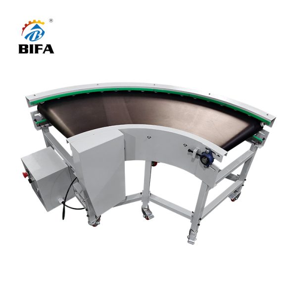 curved conveyor belt