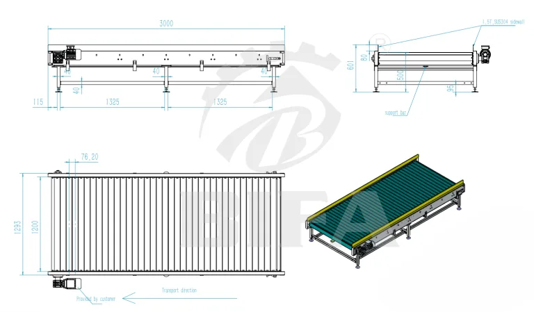 slat conveyor design