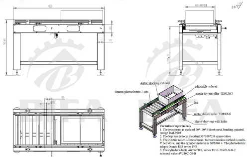 mdr conveyor drawing