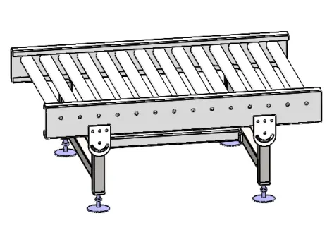 gravity roller conveyor